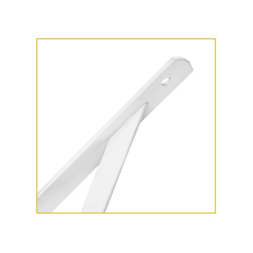 Suporte Bemfixa 6116 P/Prateleira 25Cm Reforcado Branco