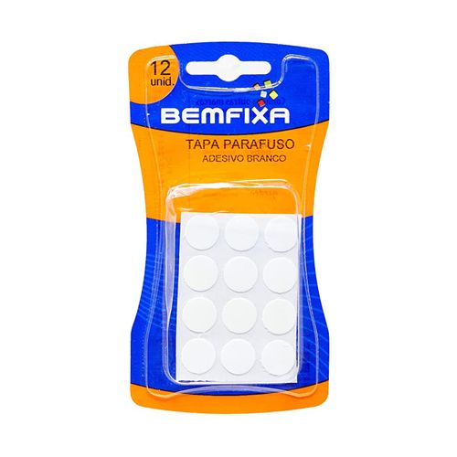 Tapa Parafuso Bemfixa 9044 Adesivo Branco