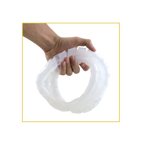Organizador de Fios e Cabos Uniflex Bemfixa 20mm 1,50 Metros Natural 4392