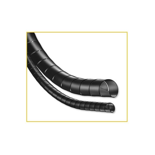 Organizador de Fios e Cabos Uniflex Bemfixa 20mm 1,50 Metros Preto 4398
