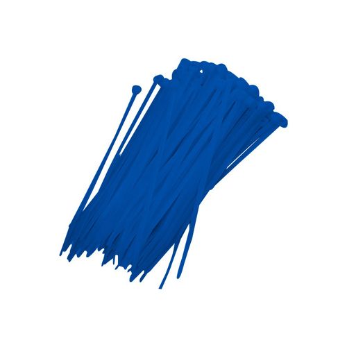 Abraçadeira Bemfixa de Nylon 3,6x140mm Azul Cartela 30 Peças — Ref. 9226