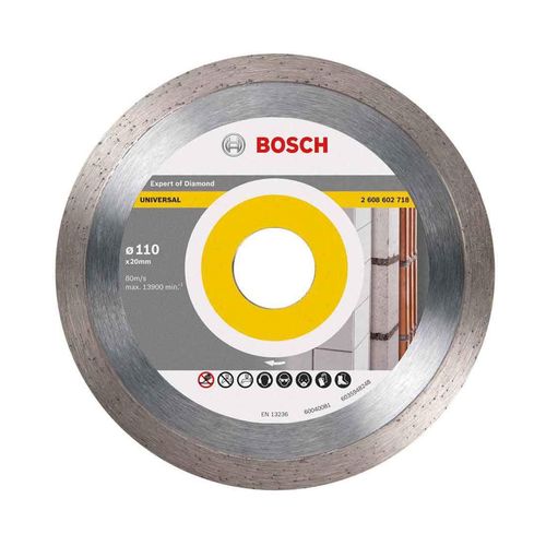 Disco Diamantado Bosch Universal Contínuo 110X20mm 2608602718-000