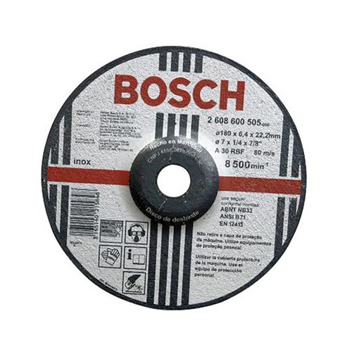 Disco Desbaste Bosch Metal 180/4,8mm 24Rbf 2608600502-000