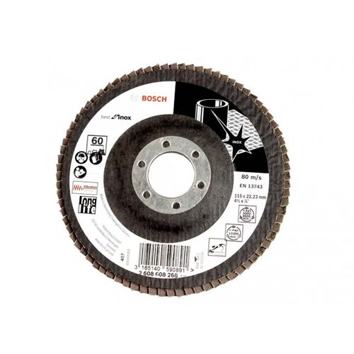 Disco Flap Bosch Best For Inox 115mm  60 Reto 2608608268-000