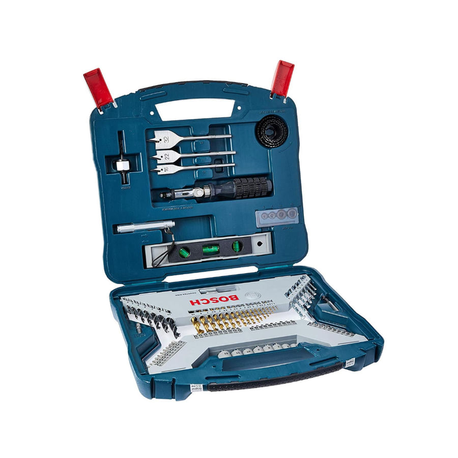 Kit de acess.bosch set x-line titanio 100pc 2607017397-000 - Todimo