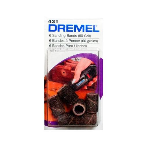 Tubo Lixa Dremel 431 60 1/4 6Un 2615000431-000