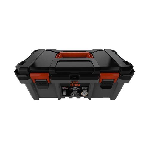 Caixa Ferramentas Metasul Tática Camper 18,3" Cinza/Preta 013601025