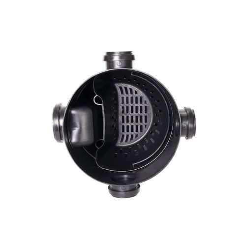 Caixa Gordura Estrela 340X450 18 Litros com Cesto Tampa Redonda