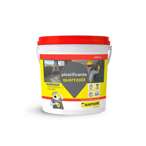 Aditivo Plastificante Quartzolit Gl 3,6 Litros 30380.03.30.008