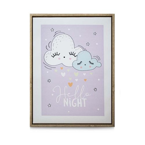 Quadro Caso Ok MDF 30x40Cm Hello Night Ok-79867