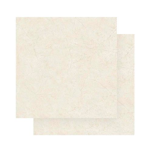 Piso Marmogres 56X56 Galileu Crema Polido Retificado 555.003