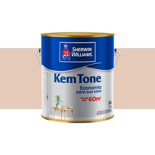 Tinta Sherwin Williams Kemtone Acrílico Fosco Areia 3,6 Litros 2720401