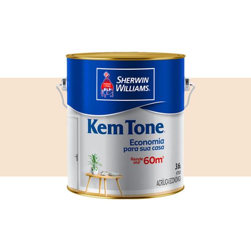 Tinta Sherwin Williams Kemtone Acrílico Fosco Palha 3,6 Litros 2722001