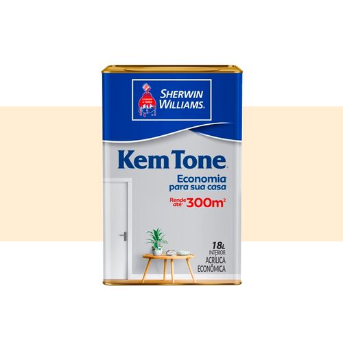 Tinta Sherwin Williams Kemtone Acrílico Fosco Pérola 18 Litros 2720106
