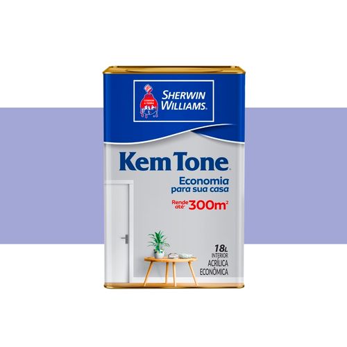 Tinta Sherwin Williams Kemtone Acrilico Fosco Violeta Alfazulejoema 18 Litros 2726806