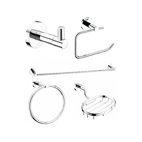 Kit Incepa Thema 5 Peças Cromado B8006I4CR0