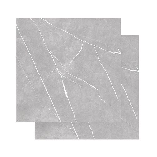 Piso Cerâmico Vivence 75x75 Retificado Acordes Gray Acetinado 375004 - LD
