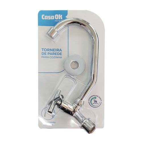 Torneira Dimax/Casa Ok Cozinha Parede Cromado GF-01