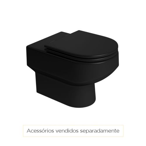 Bacia Deca Carrara P.60.94 Ebano Fosco Fix Lateral