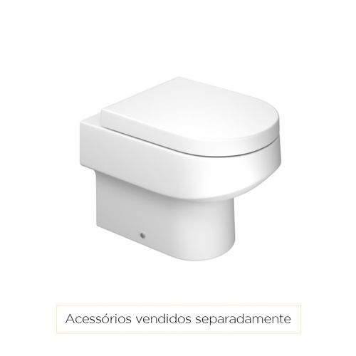 Bacia Deca Carrara P.60.17 Branco Fix Lateral