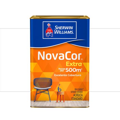 Tinta Sherwin Williams Novacor Extra Fosco Branco 18 Litros 38423106