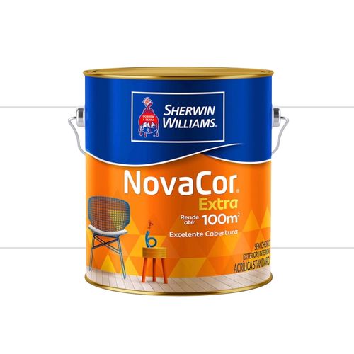Tinta Sherwin Williams Novacor Extra Fosco Branco 3,6 Litros 38423101