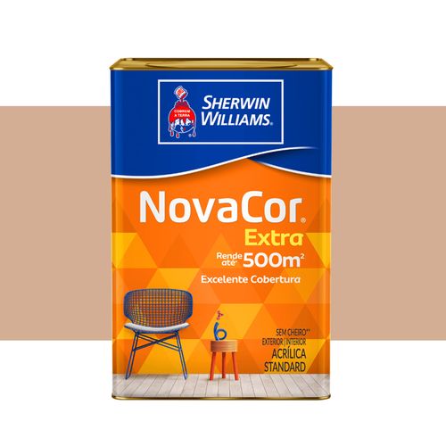 Tinta Sherwin Williams Novacor Extra Fosco Camurça 18 Litros 38423406