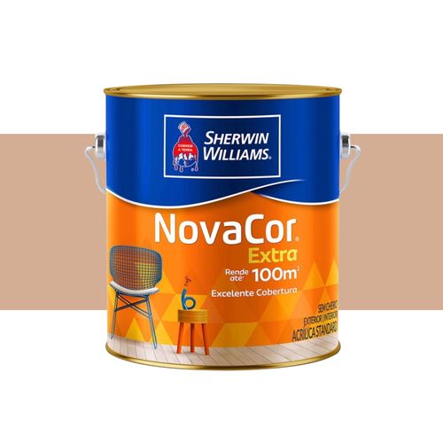 Tinta Sherwin Williams Novacor Extra Fosco Camurça 3,6 Litros 38423401
