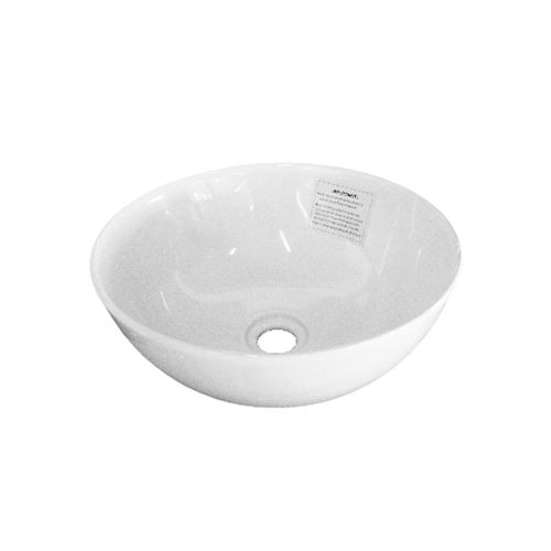 Cuba Casa Ok Apoio Redonda 37X37X11cm Branco PT018A