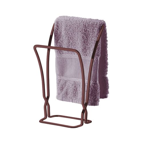 Porta Toalha Future Bancada Duplo Bronze 1608BZ