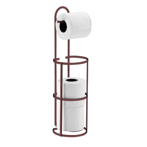 Suporte Future Para Papel Higienico Chao/Parede Bronza 1609BZ