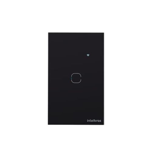 Interruptor Smart Intelbras Wi-Fi Touch 1 EWS 1001 Preto 485