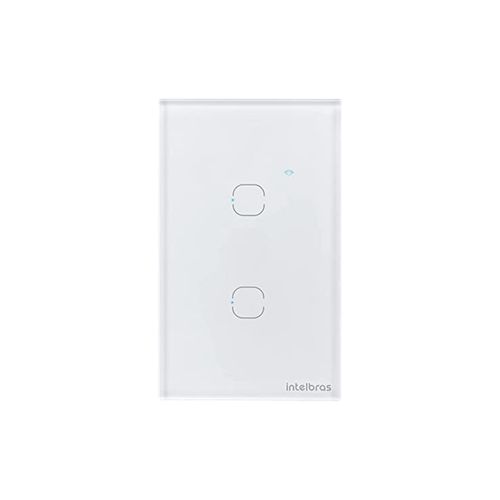 Interruptor Smart Intelbras Wi-Fi Touch 2 EWS 1002 Branco 48
