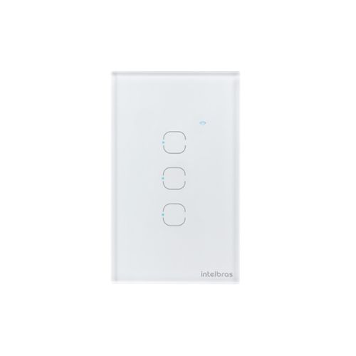 Interruptor Smart Intelbras Wi-Fi Touch 3 EWS 1003 Branco 48
