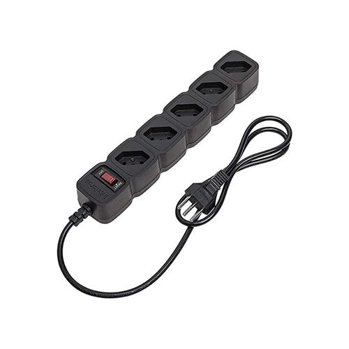 Protetor Intelbras Eletrônico com 5 Tomadas EPE205 Preto 4824201