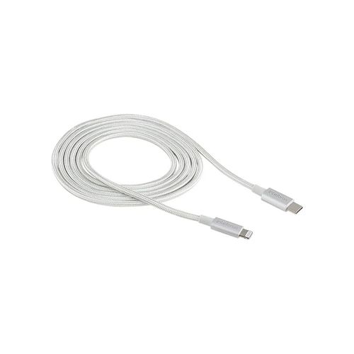 Cabo Intelbras USB-C Light. 1,5 Metros Nylon Branco EUCL15NB