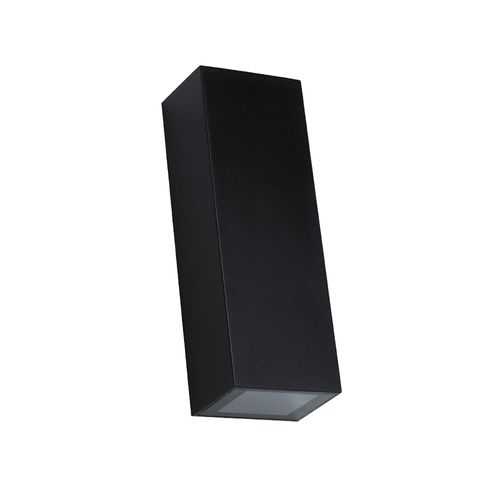 Arandela Gaya Focus Slim 3,2x4,2x12Cm 5W IP65 3000K Preto Retangular — Ref. 9773