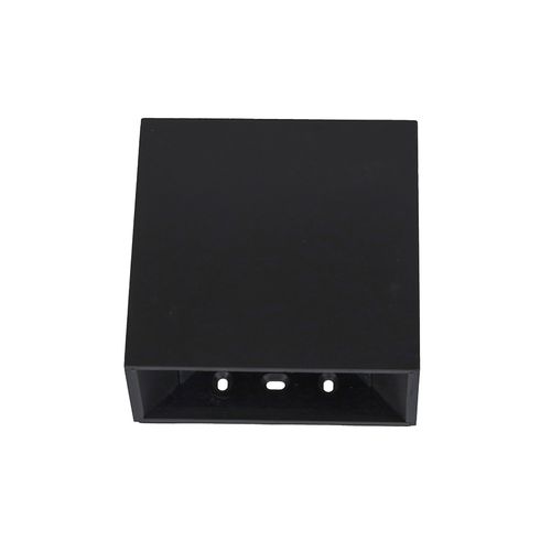 Arandela Gaya Focus Facho Duplo 5,2x12,1x12,1Cm 4W IP65 3000K Preto Quadrado 9681