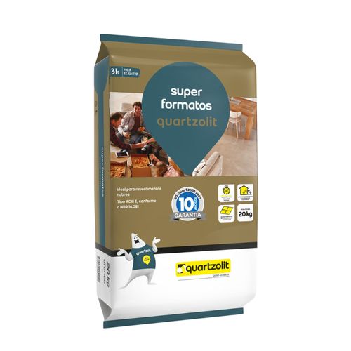 Argamassa Quartzolit Super Formatos 20KG Branca Externa 0280.00000.0020PL