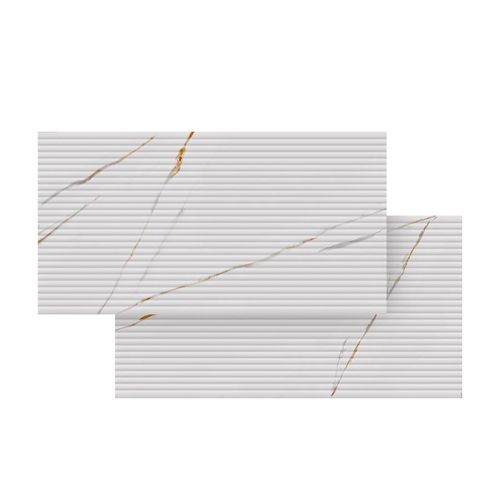 Azulejo Cerâmico Vivence 39x75 Fileto Oro Retificado Acetinado 339006 - LA