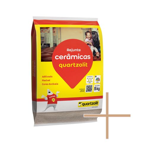 Rejunte Quartzolit Flexivel 5Kg Caramelo 0107.00015.0030FD