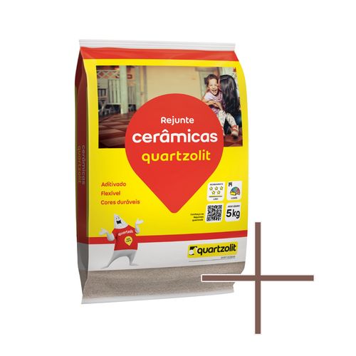 Rejunte Quartzolit Flexivel 5Kg Marrom Cafe 0107.00049.0030FD