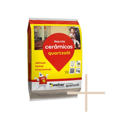 Rejunte Quartzolit Flexivel 1Kg Bege 0107.00013.0015FD