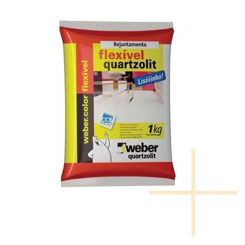 Rejunte Quartzolit Flexivel 1Kg Palha 0107.00045.0015FD