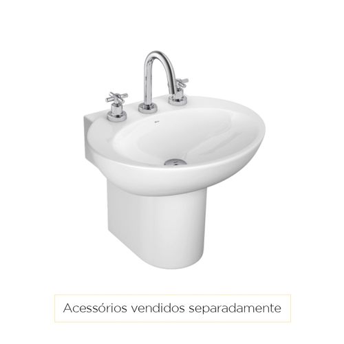 Lavatório Deca 50x42,5Cm Spot Apoio Branco L.39.17
