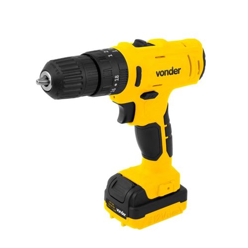 Parafusadeira / Furadeira Vonder Bateria 12V com Impacto Bivolt 60.01.120.1 PFV120I