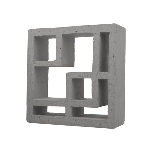 Cobogó Manufatti Argila 25x25 Tasmania Carbono