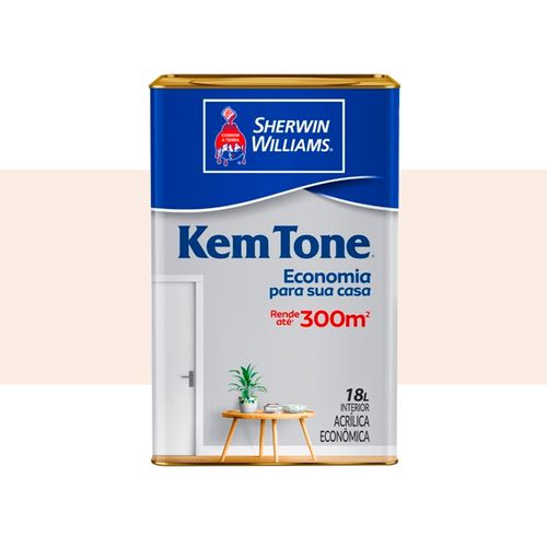 Tinta Sherwin Williams Kemtone Acrílico Fosco Branco Gelo 18 Litros 2720306