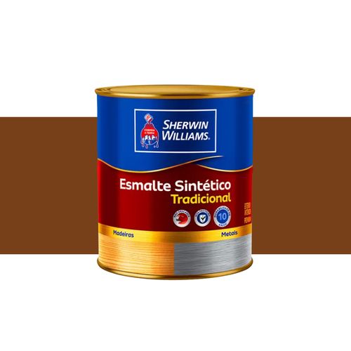 Tinta Sherwin Williams Metalatex Esmalte Sintentico Alto Brilho Marrom Conhaque 0,9 Litros 7311902