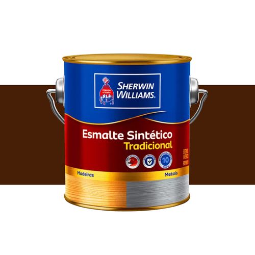 Tinta Sherwin Williams Metalatex Esmalte Sintentico Alto Brilho Tabaco 3,6 Litros 7311801